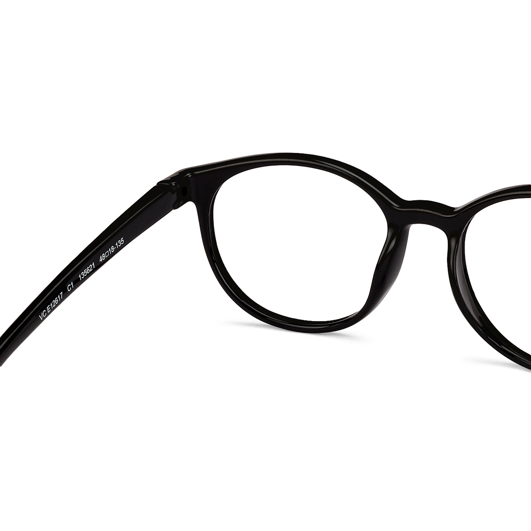 Lenskart Air Online Black Full Rim Round right side
