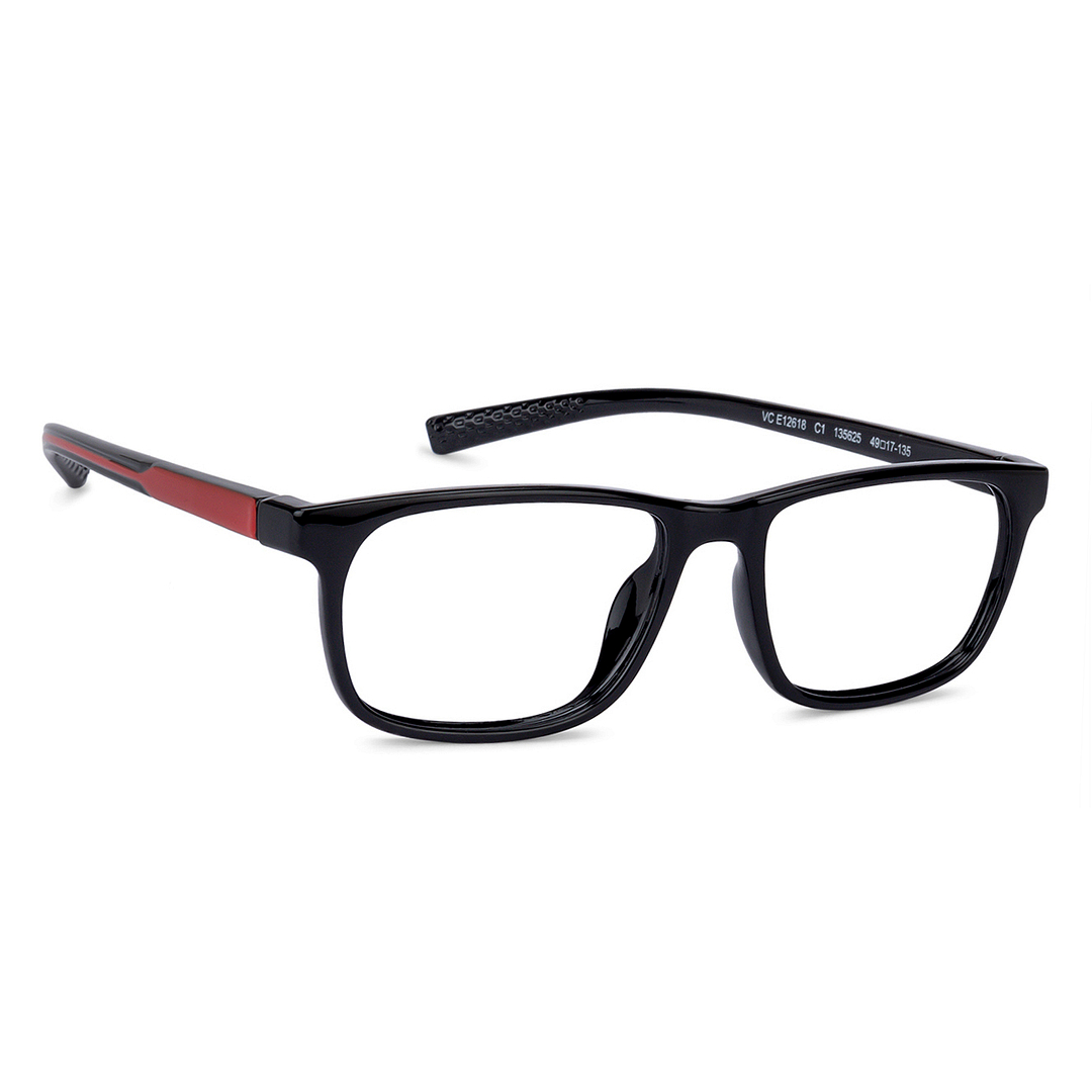 Lenskart Air Online Black Full Rim Rectangle left side