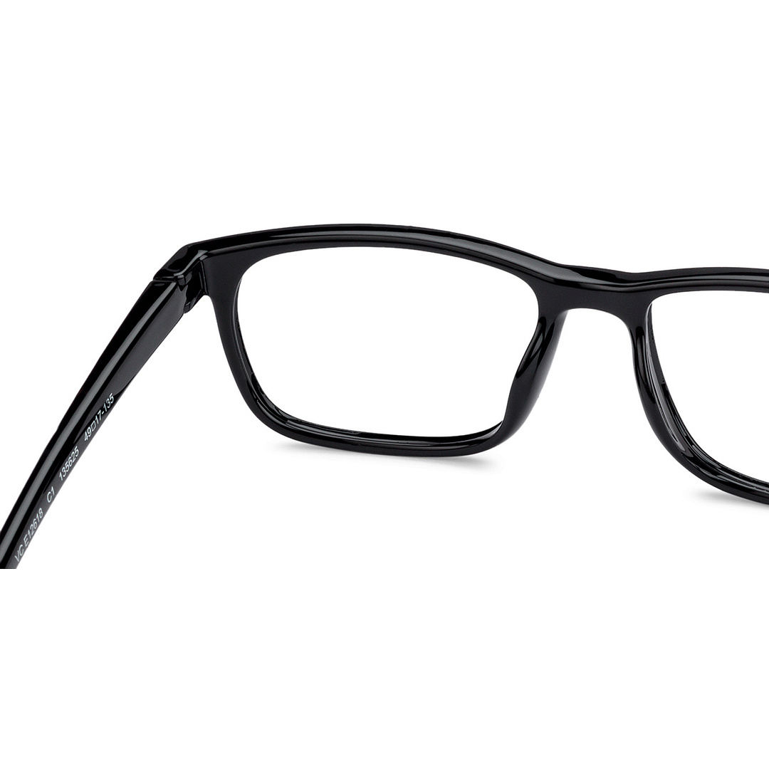 Lenskart Air Online Black Full Rim Rectangle left side