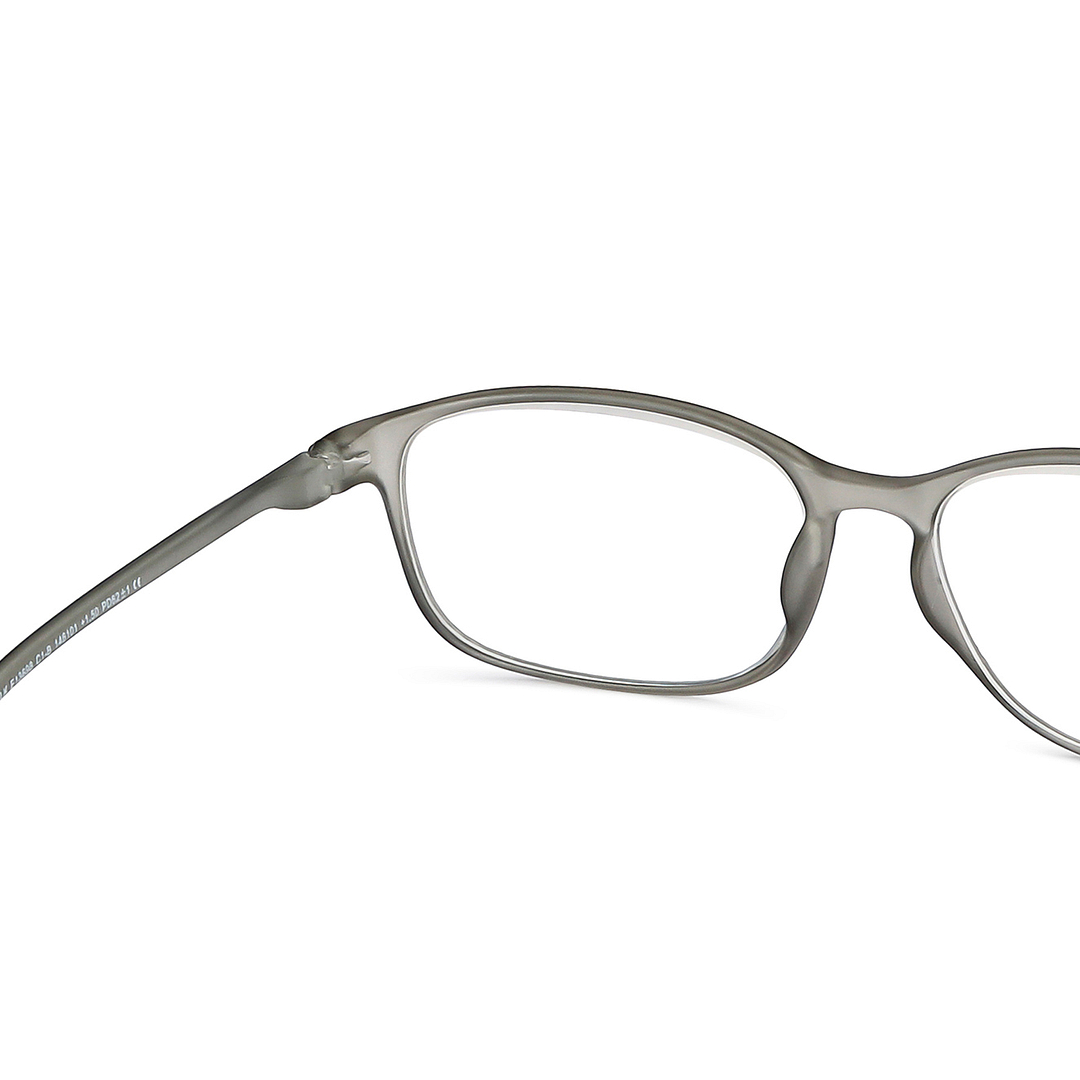 Lenskart READERS Gray Light Gray Full Rim Rectangle Lenskart READERS LK E13698 Only for 1 5 Prefitted Powers right side