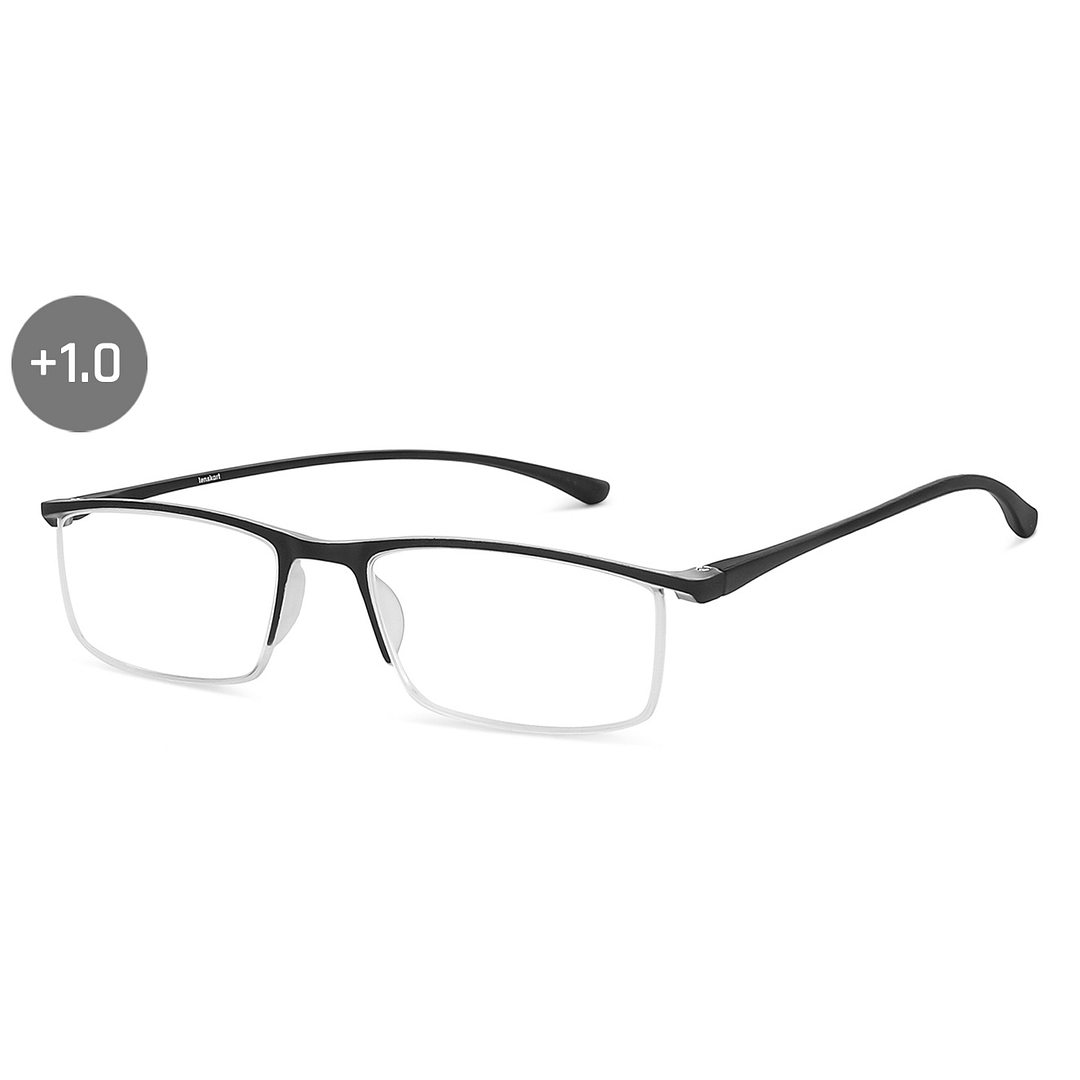Lenskart READERS Black Black Half Rim Rectangle Lenskart READERS LK E13699 Only for 1 Prefitted Powers right side