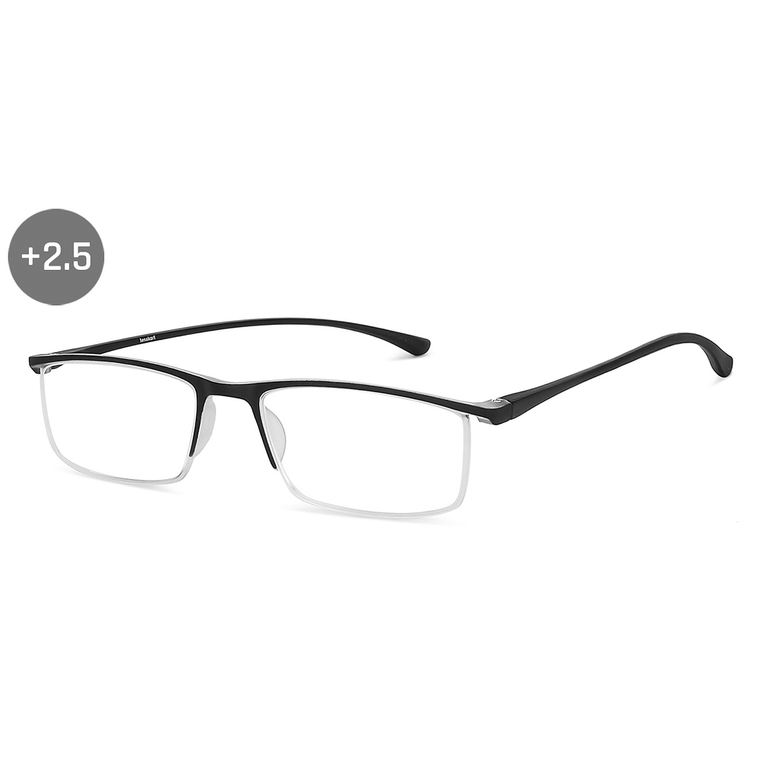 Lenskart READERS Black Black Half Rim Rectangle Lenskart READERS LK E13699 Only for 2 5 Prefitted Powers right side