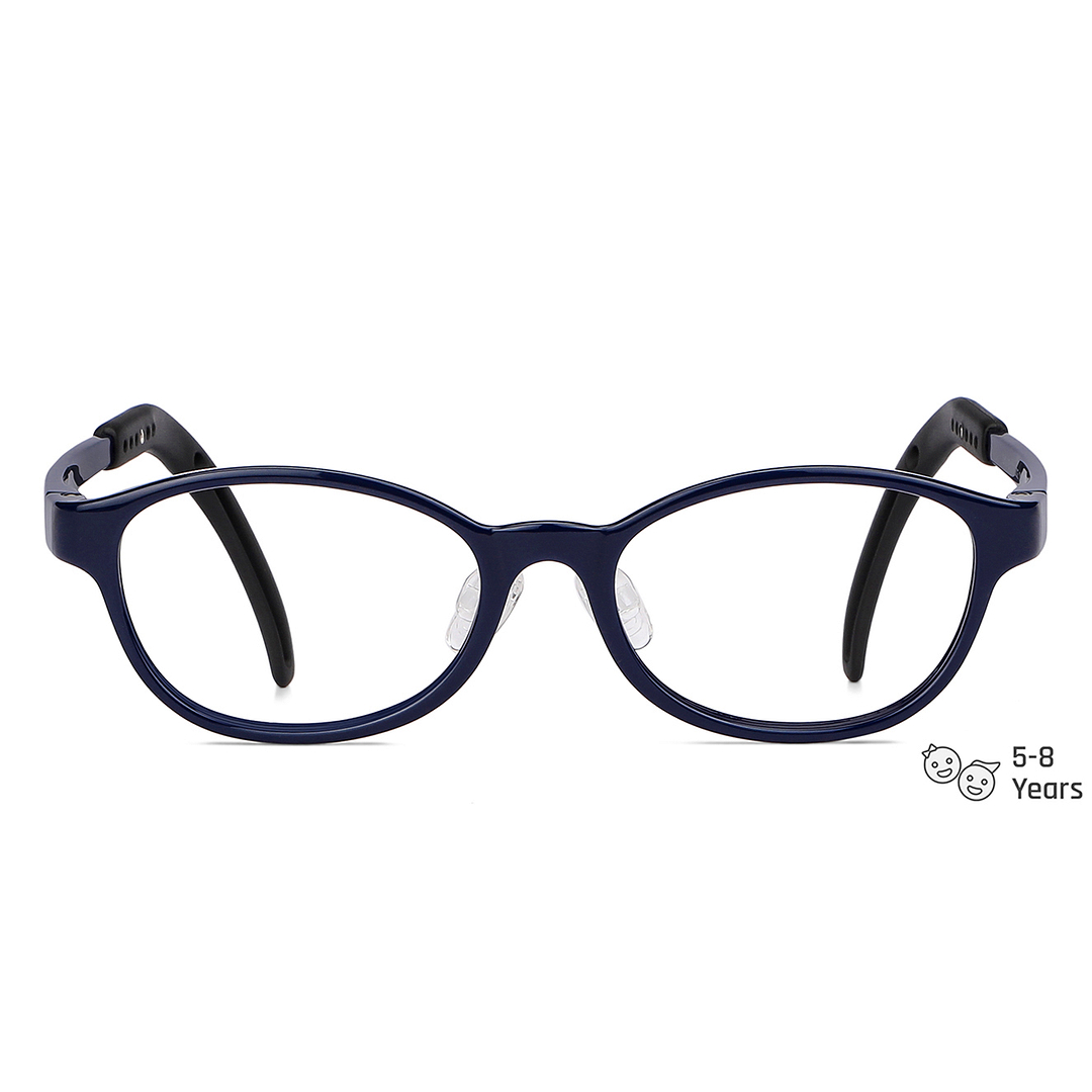 Hooper Screen Glasses Blue-Block Kids Computer Glasses: Blue Black Full Rim Rectangle Kids  5-8 yrs  Lenskart Junior LKJ E10066CE-C1 right side