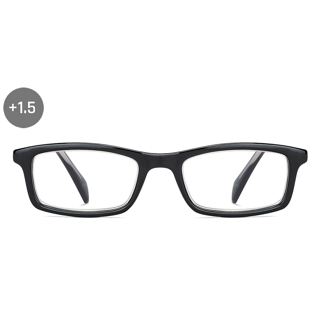 Lenskart READERS Black Black Full Rim Rectangle Lenskart READERS LP E11058 Only for 1 5 Prefitted Powers left side