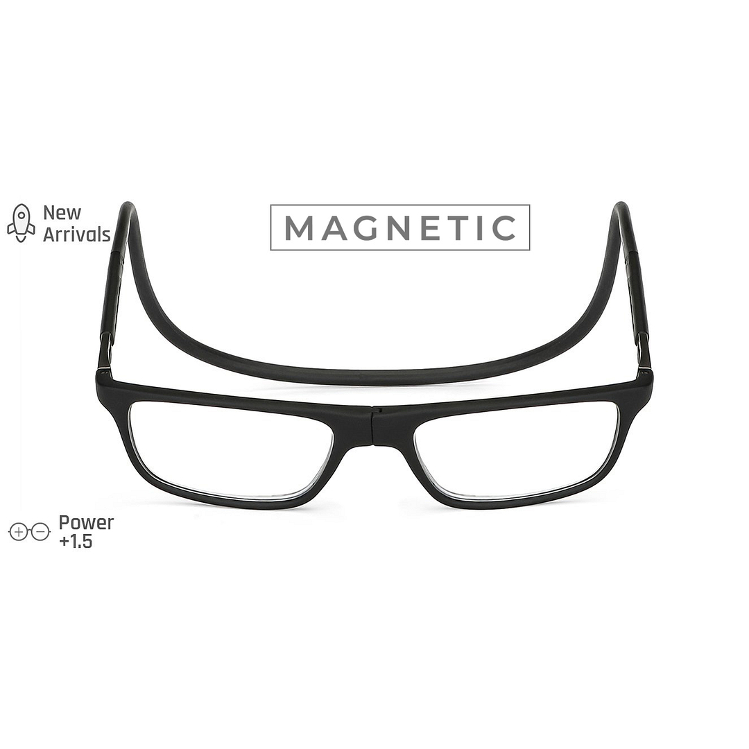 LENSKART PREMIUM READERS Black Black Full Rim Rectangle LENSKART PREMIUM READERS LP E13915 Only for 1 5 Prefitted Powers left side