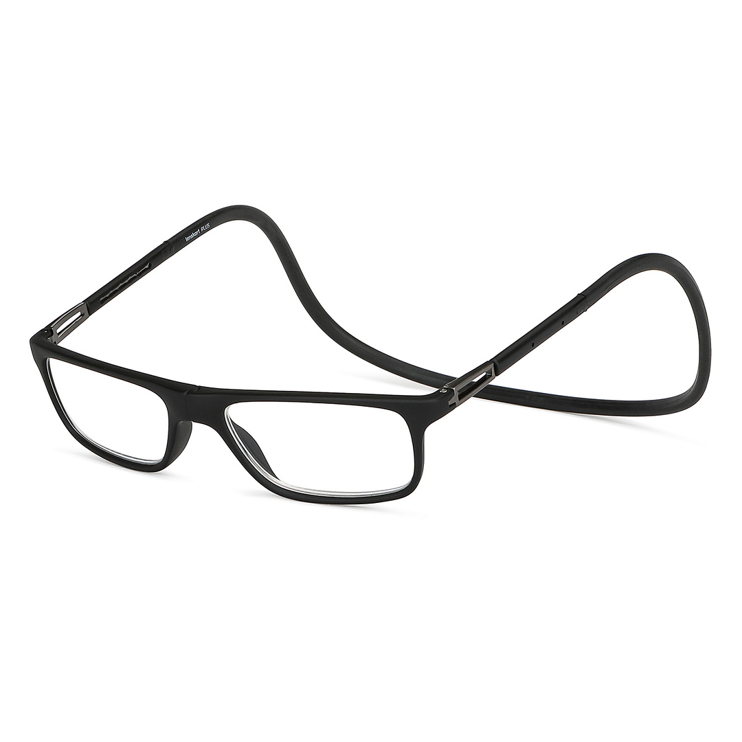 LENSKART PREMIUM READERS Black Black Full Rim Rectangle LENSKART PREMIUM READERS LP E13915 Only for 1 5 Prefitted Powers left side