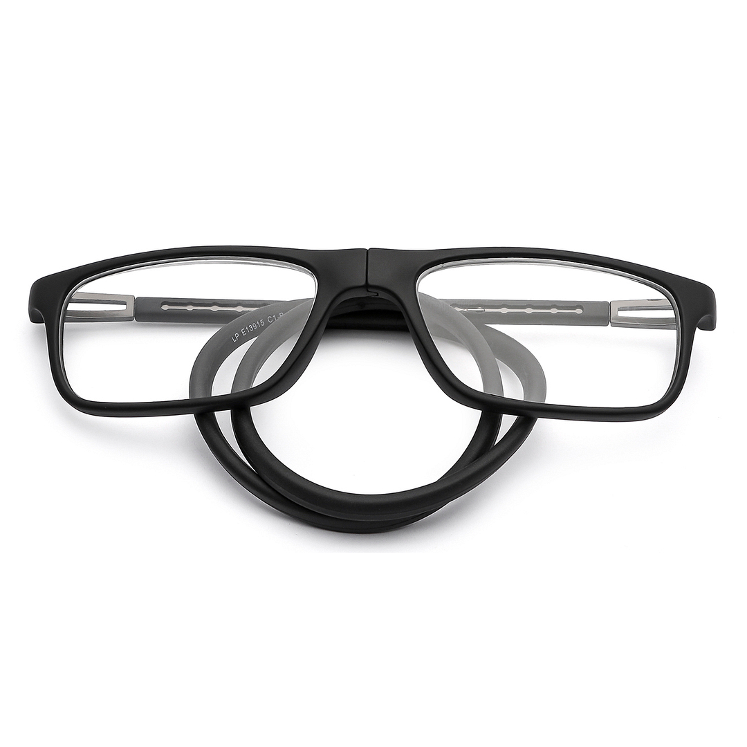 LENSKART PREMIUM READERS Black Black Full Rim Rectangle LENSKART PREMIUM READERS LP E13915 Only for 1 5 Prefitted Powers left side