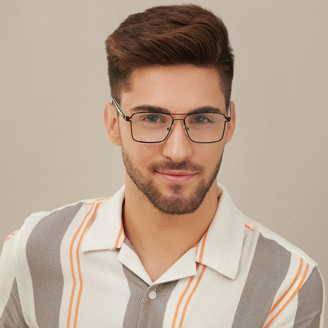 Lenskart Air Online Black Full Rim Square right side