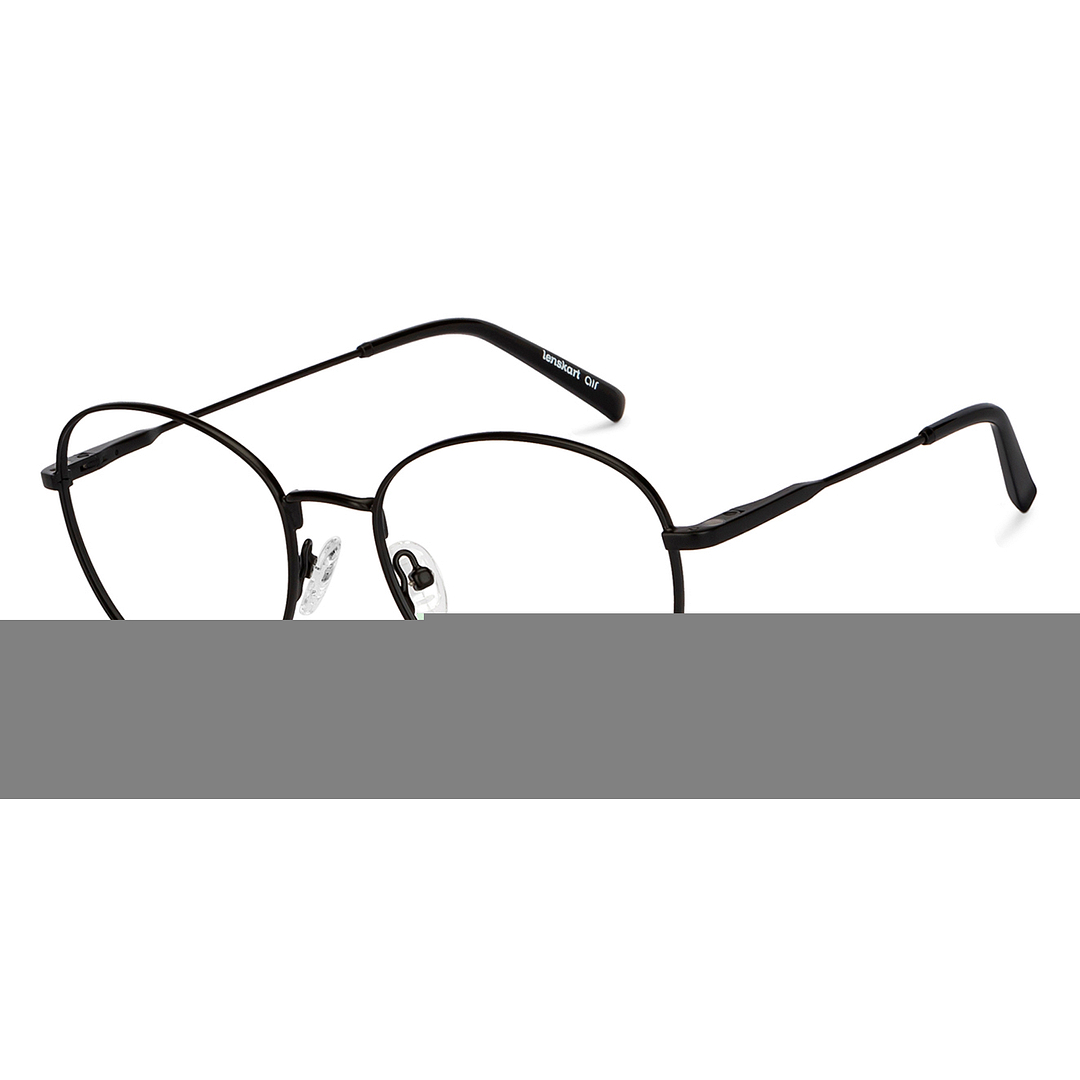 Lenskart Air Online Black Full Rim Round left side