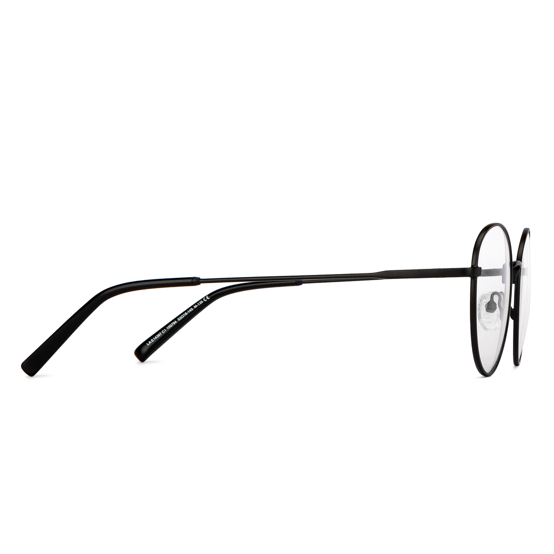 Lenskart Air Online Black Full Rim Round left side