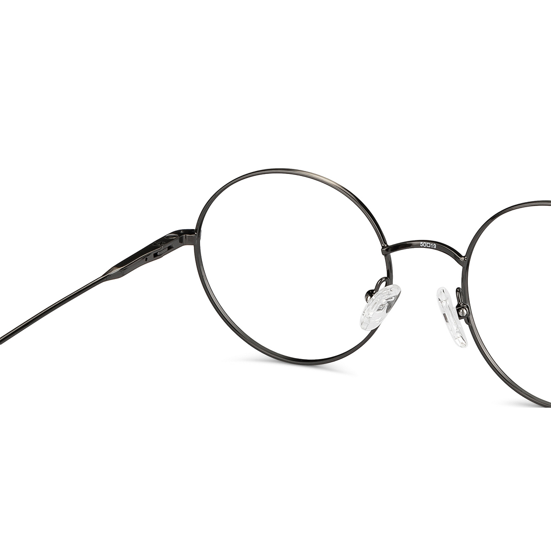 Lenskart Air Online Mid Gunmetal Full Rim Round right side