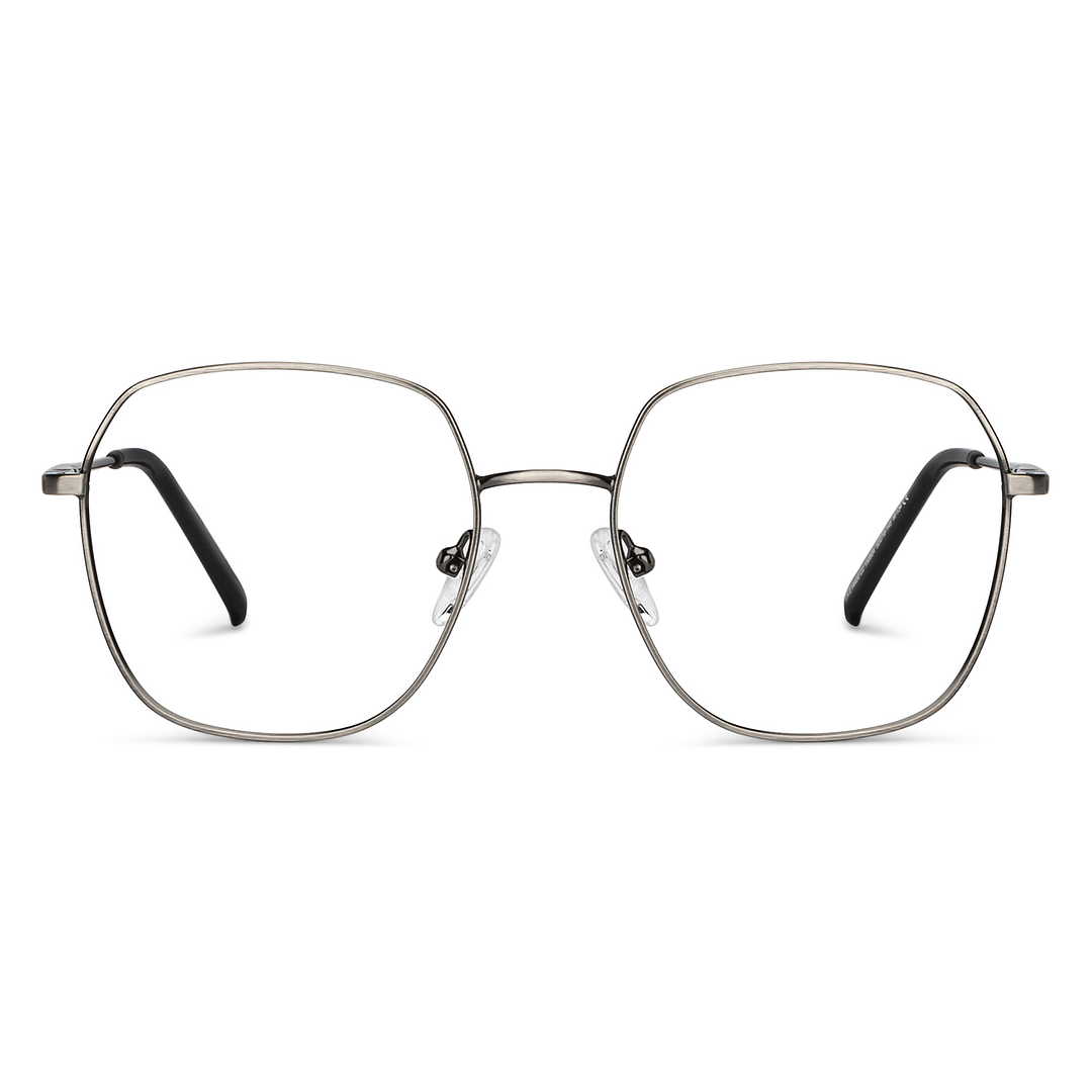 Lenskart Air Online Mid Gunmetal Full Rim Square left side