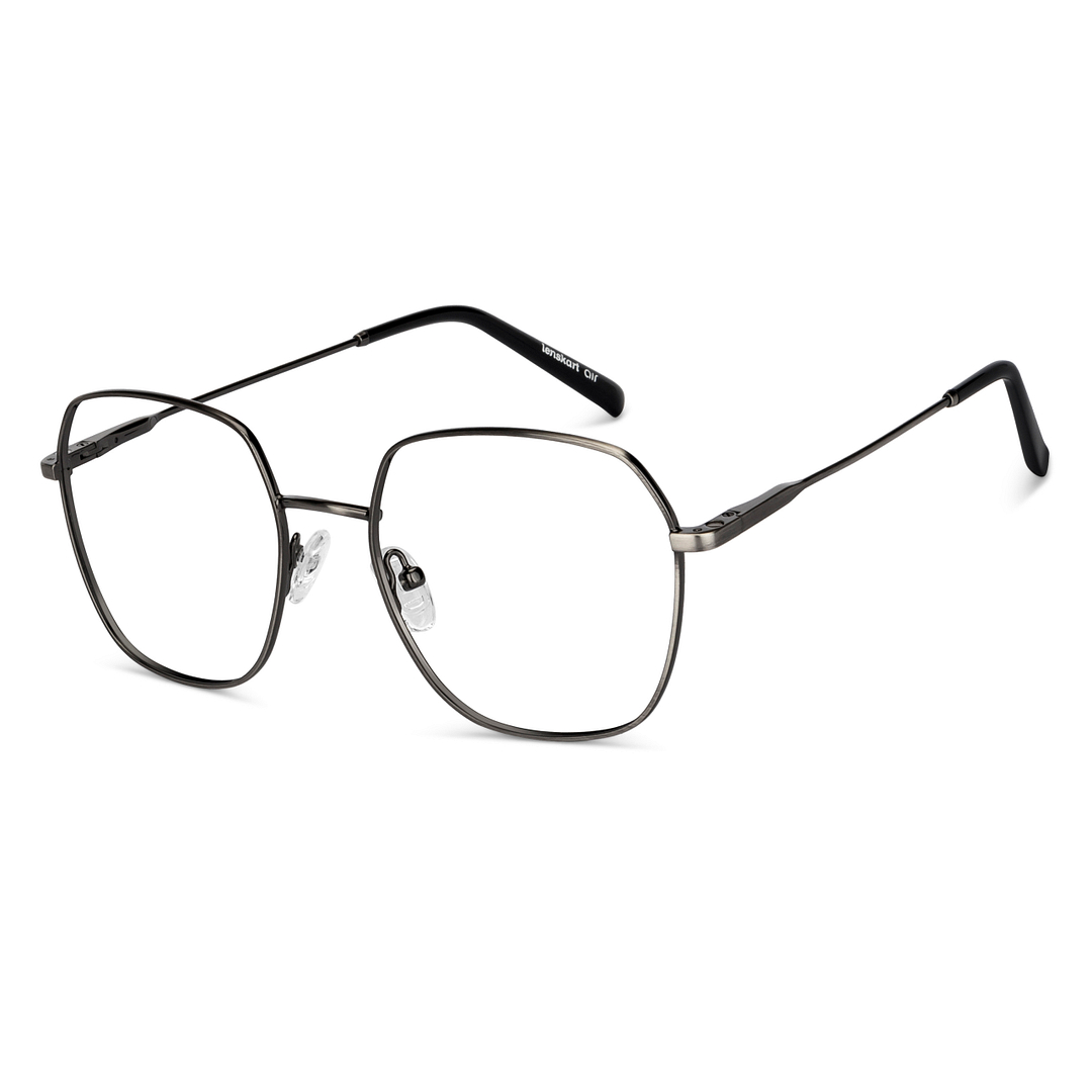 Lenskart Air Online Mid Gunmetal Full Rim Square right side