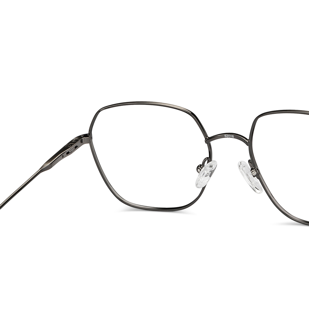 Lenskart Air Online Mid Gunmetal Full Rim Square left side