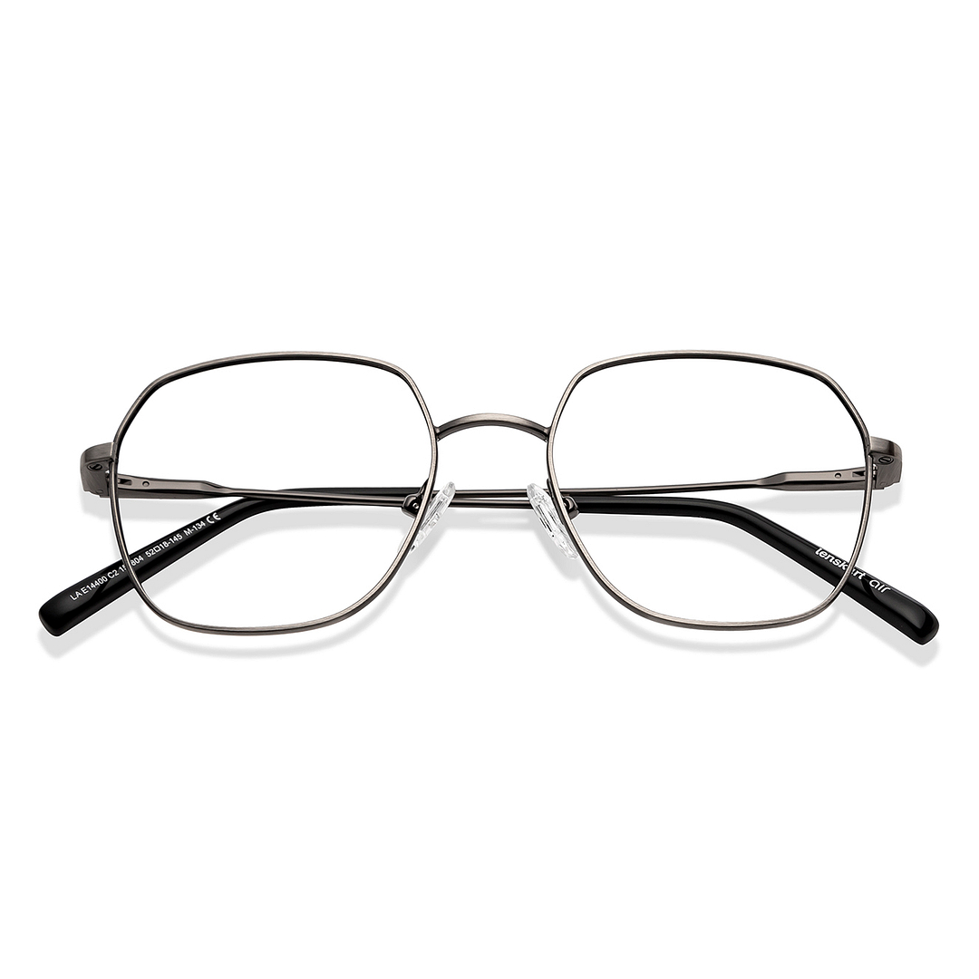 Lenskart Air Online Mid Gunmetal Full Rim Square right side