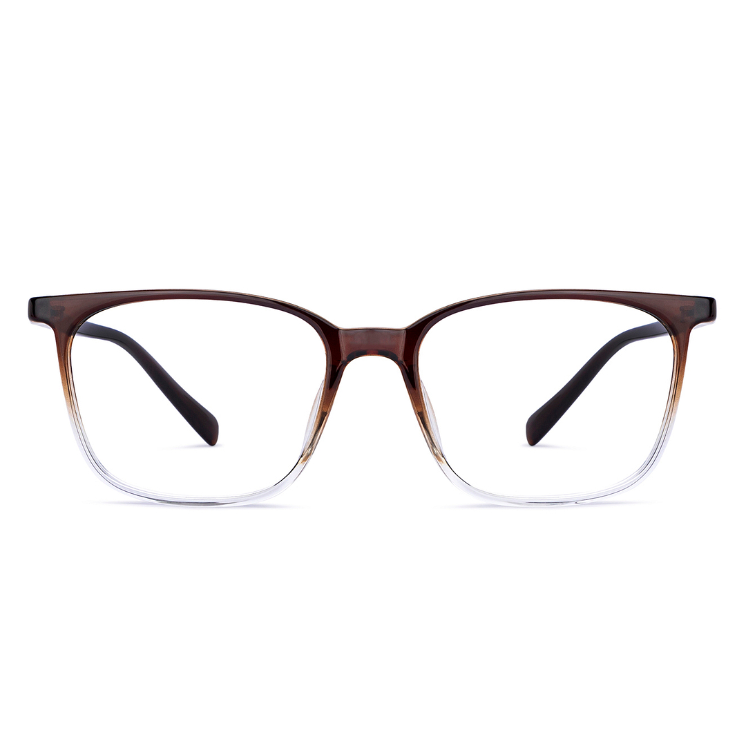 Lenskart Air Online Brown Transparent Full Rim Square left side