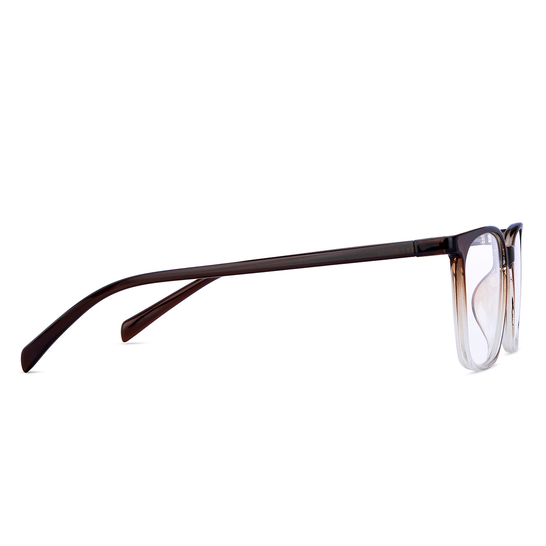 Lenskart Air Online Brown Transparent Full Rim Square left side