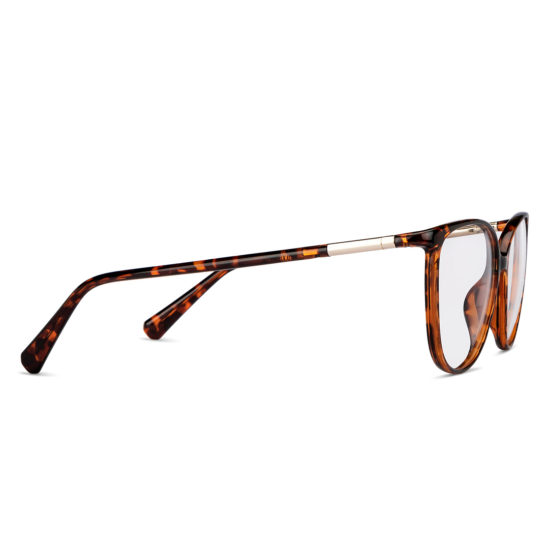 Lenskart Air Online Tortoise Full Rim Cat Eye left side