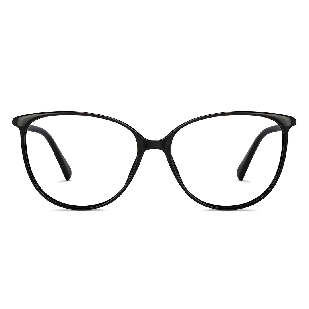 Lenskart Air Online Black Full Rim Cat Eye left side