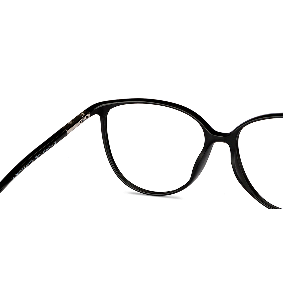 Lenskart Air Online Black Full Rim Cat Eye right side