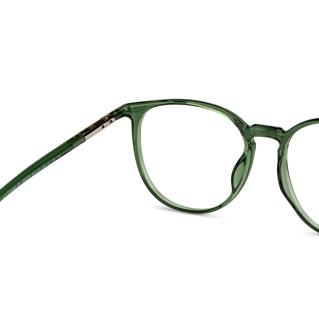 Lenskart Air Online Green Full Rim Round right side