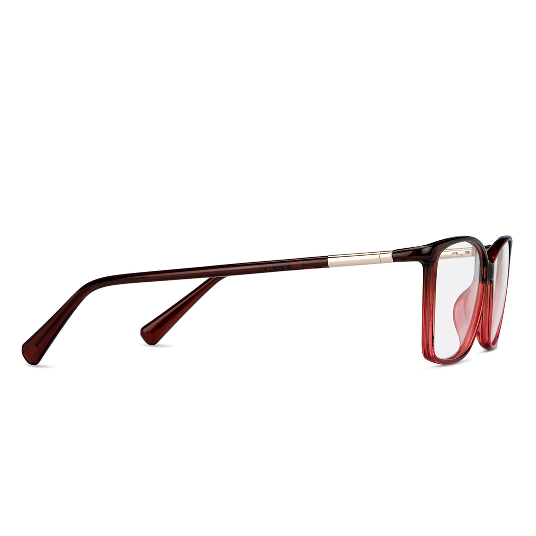 Lenskart Air Online Red Full Rim Square left side