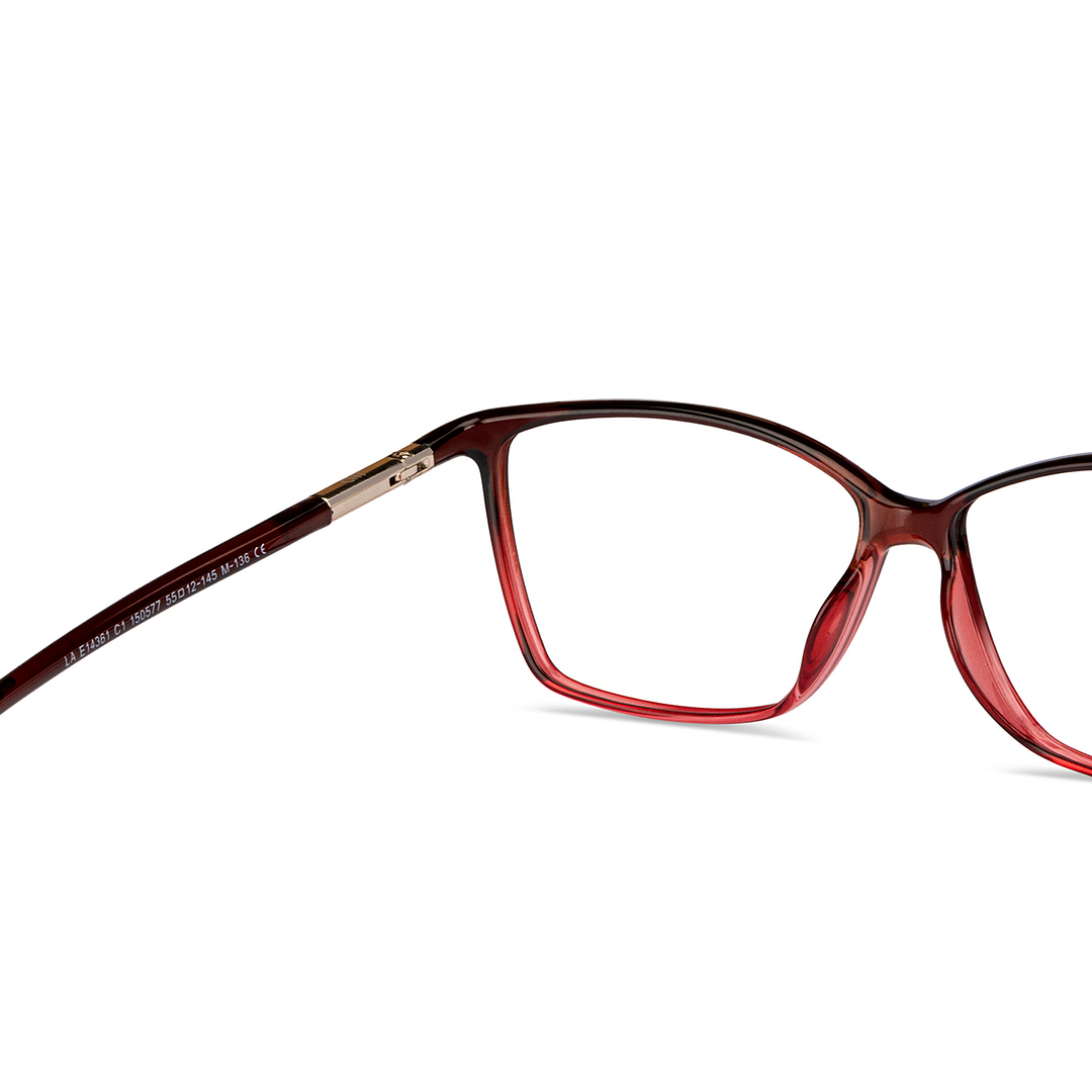 Lenskart Air Online Red Full Rim Square right side