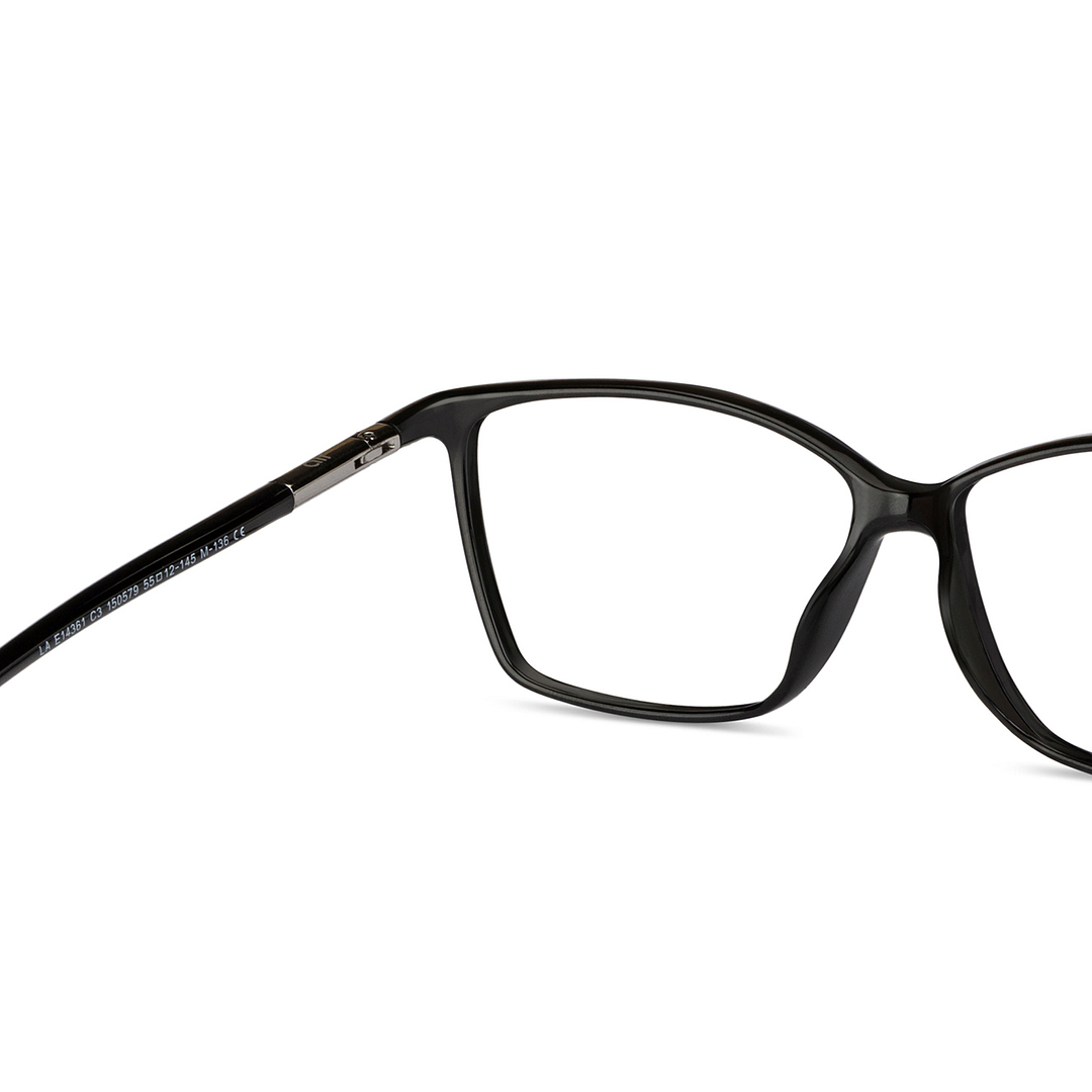Lenskart Air Online Black Full Rim Square right side