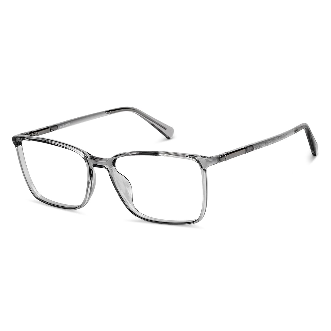 Lenskart Air Gray Transparent Full Rim Rectangle right side