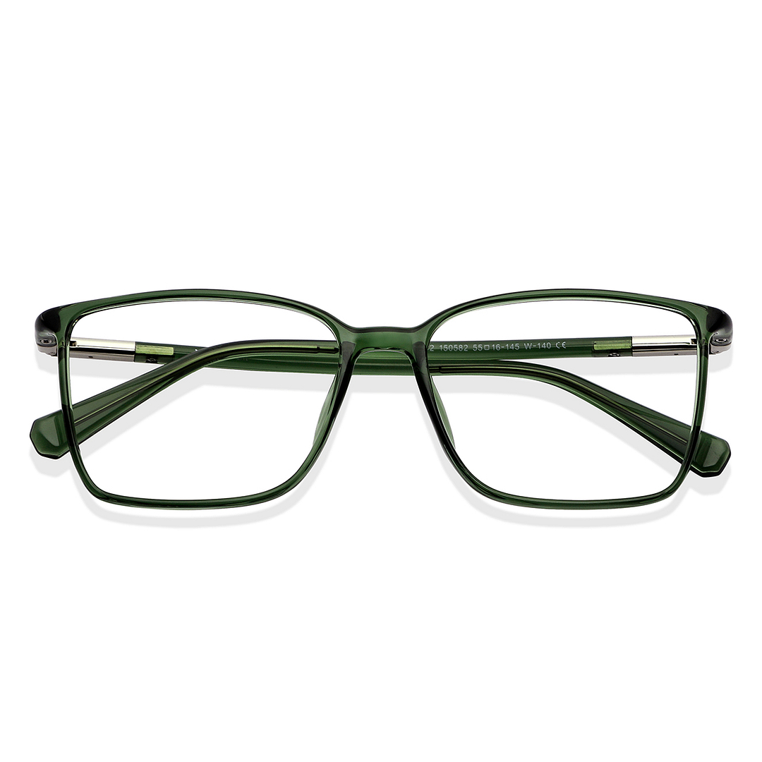 Lenskart Air Online Green Full Rim Rectangle left side
