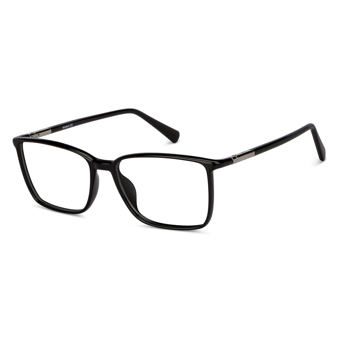 Lenskart Air Black Full Rim Rectangle left side