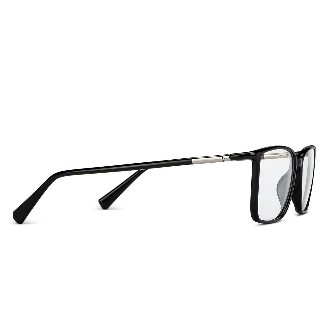 Lenskart Air Black Full Rim Rectangle left side