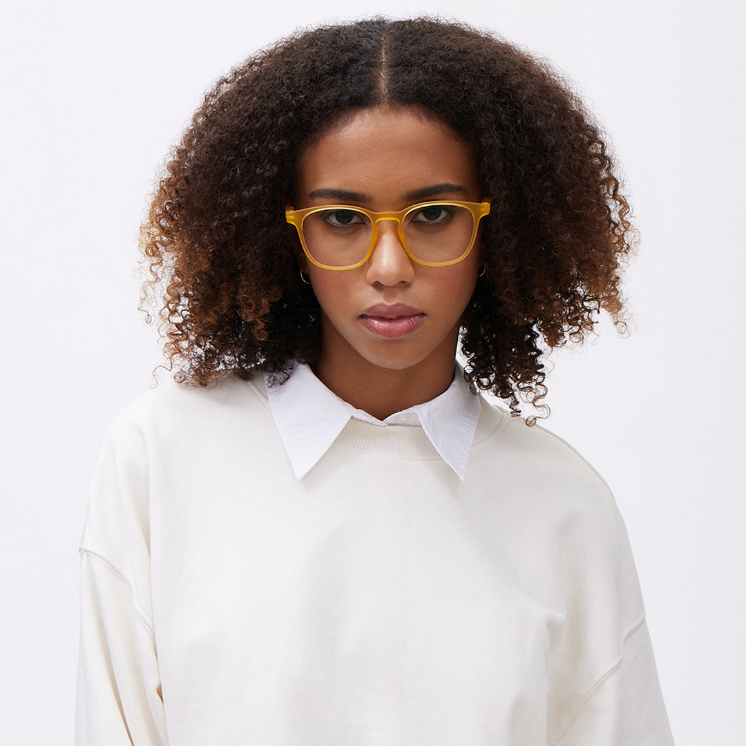 Lenskart Hustlr Amber Full Rim Square left side