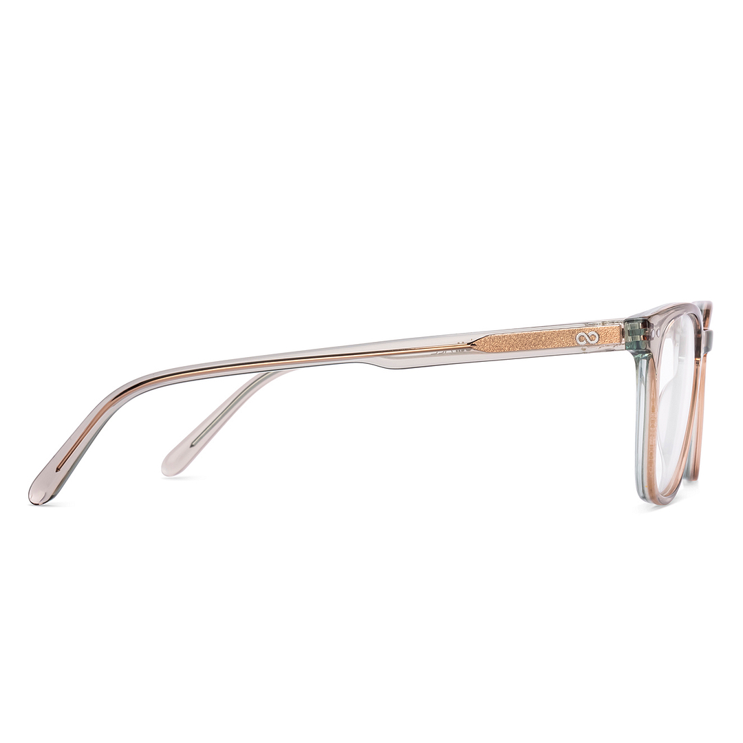 Lenskart Hustlr Ash grey-Ace Full Rim Square left side