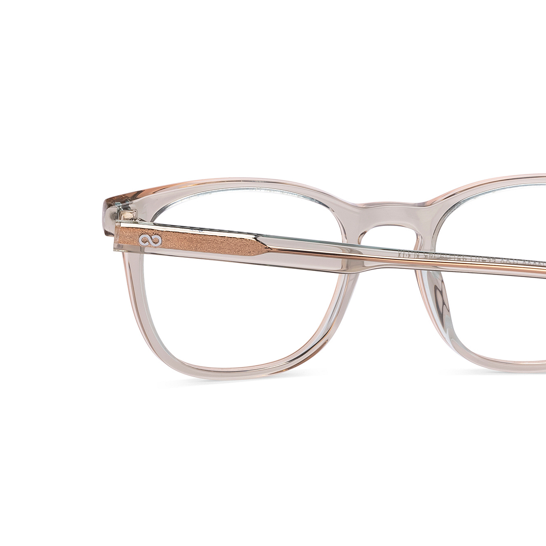 Lenskart Hustlr Ash grey-Ace Full Rim Square left side