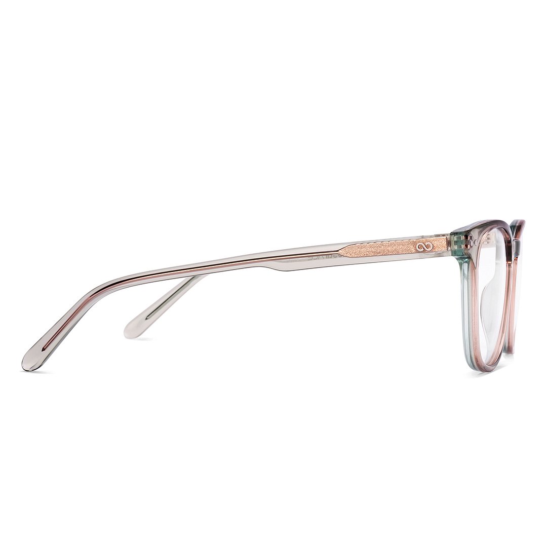 Lenskart Hustlr Ash grey-Ace Full Rim Square left side