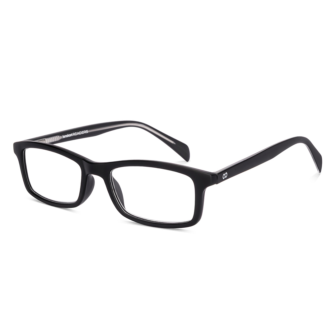 Lenskart READERS Black Black Full Rim Rectangle Lenskart READERS LR E11058 Only for 2 5 Prefitted Powers right side