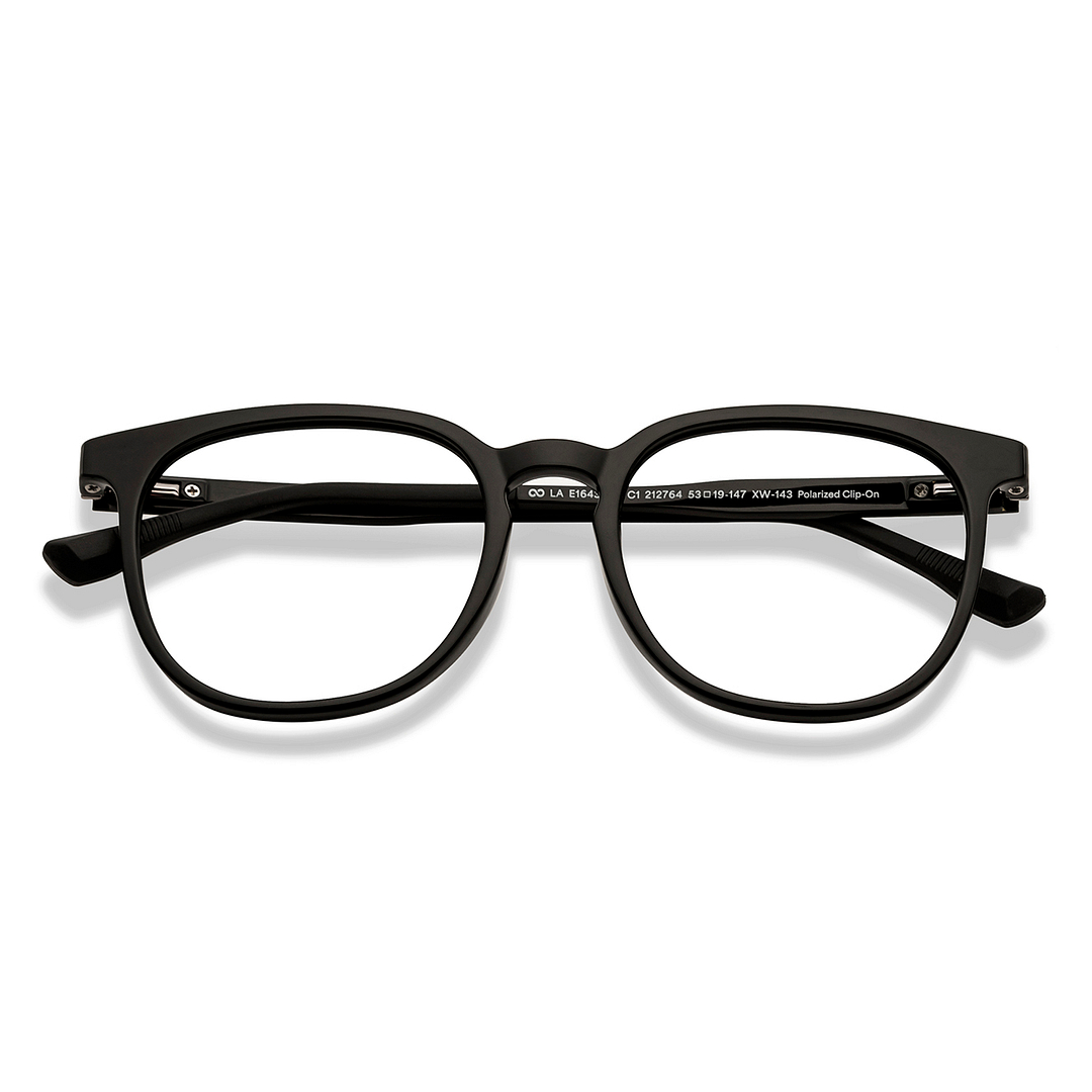 Lenskart Air Black Full Rim Square left side