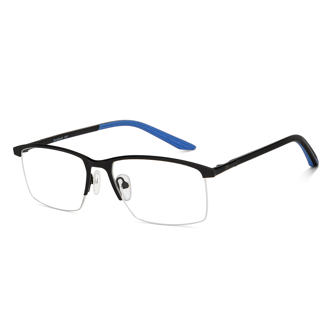 Lenskart Air Online Black Half Rim Rectangle right side
