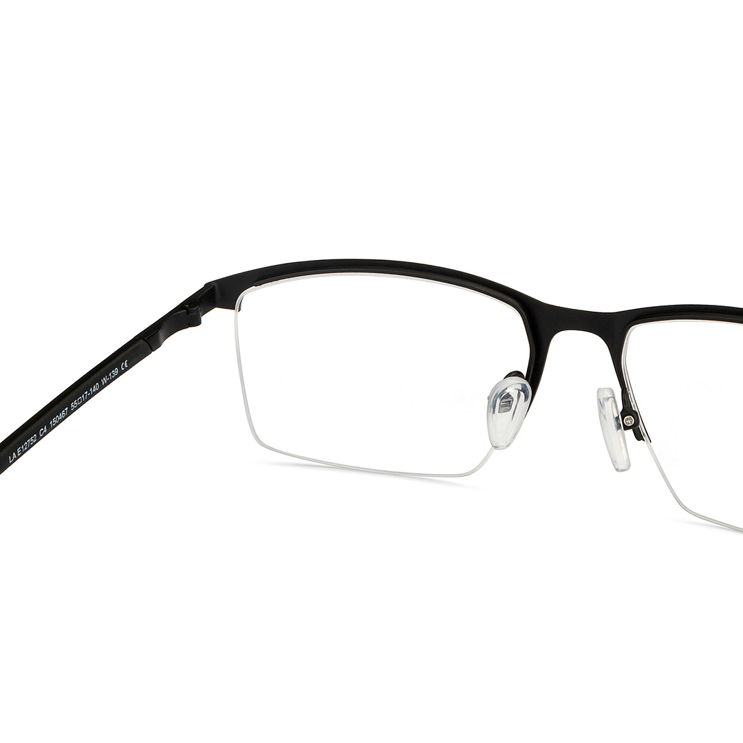 Lenskart Air Online Black Half Rim Rectangle right side