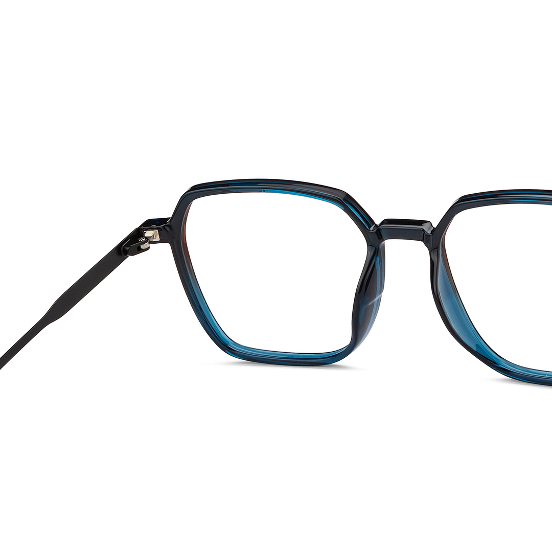 Lenskart Air Online Blue Transparent Full Rim Square right side