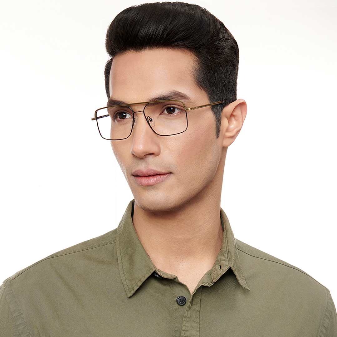 Lenskart Studio Online Black Full Rim Square left side