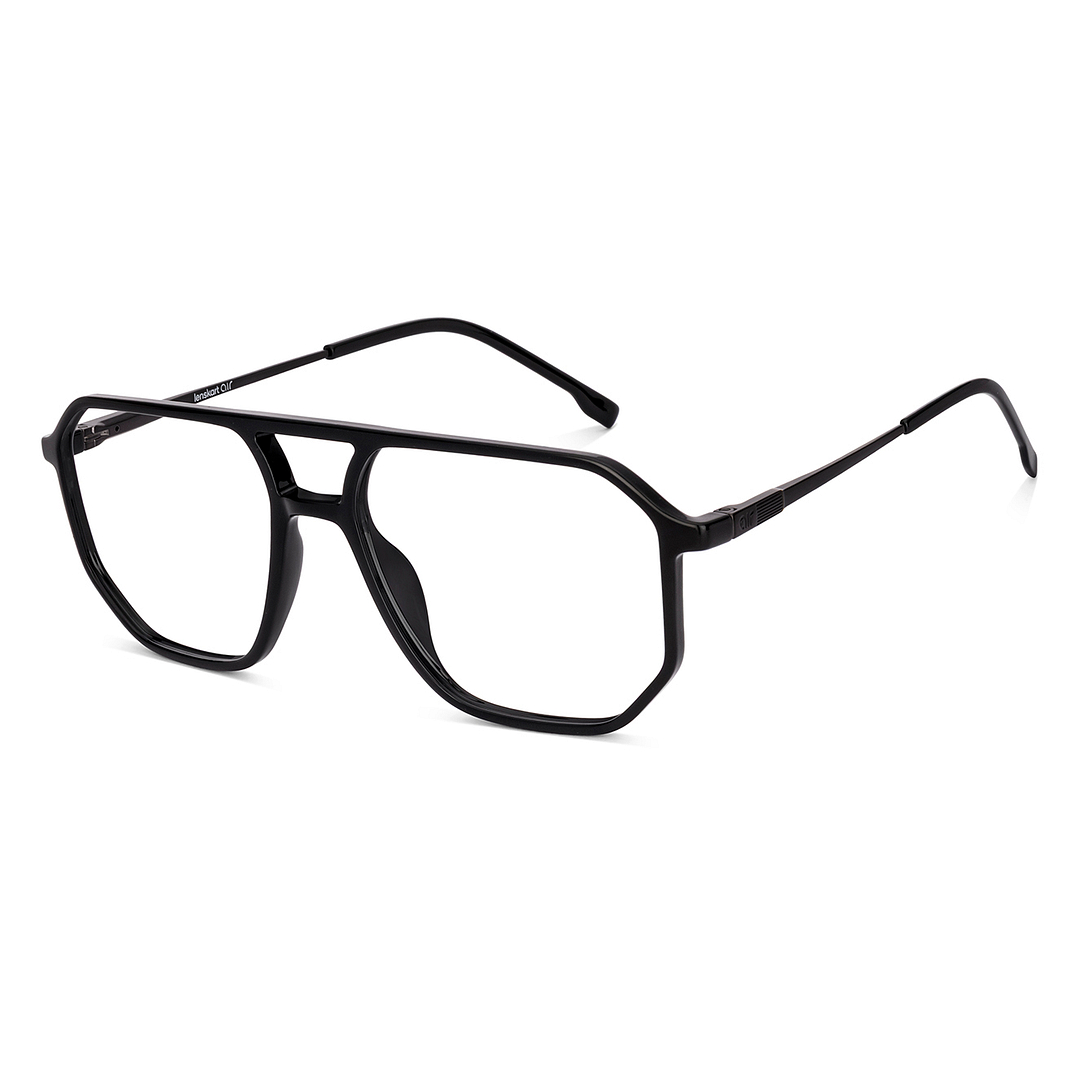 Lenskart Air Black Full Rim Geometric right side