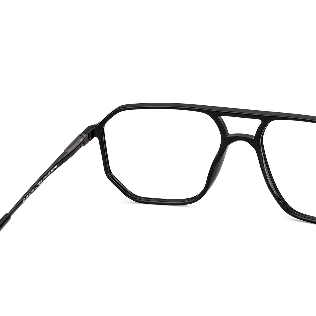 Lenskart Air Black Full Rim Geometric right side