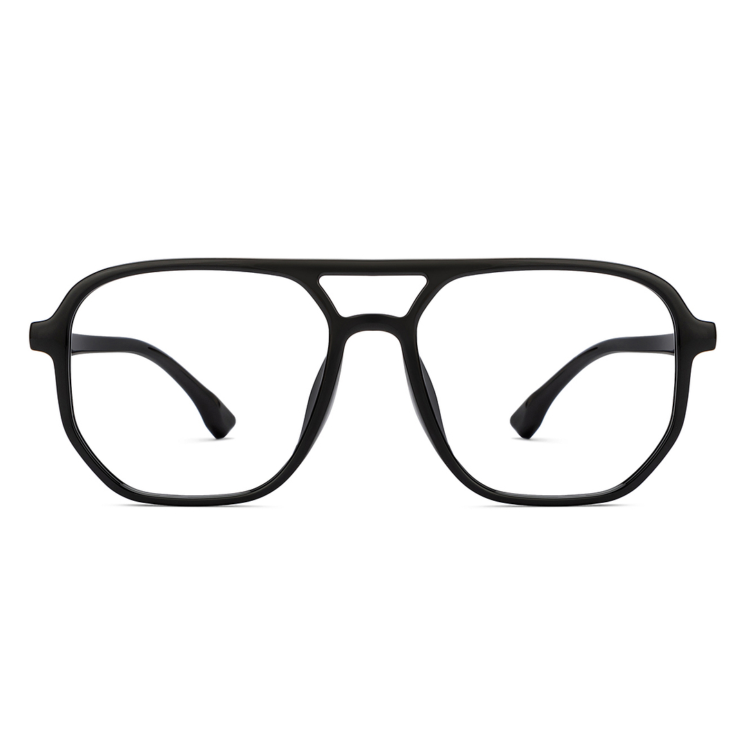 Lenskart Air Black Full Rim Aviator right side