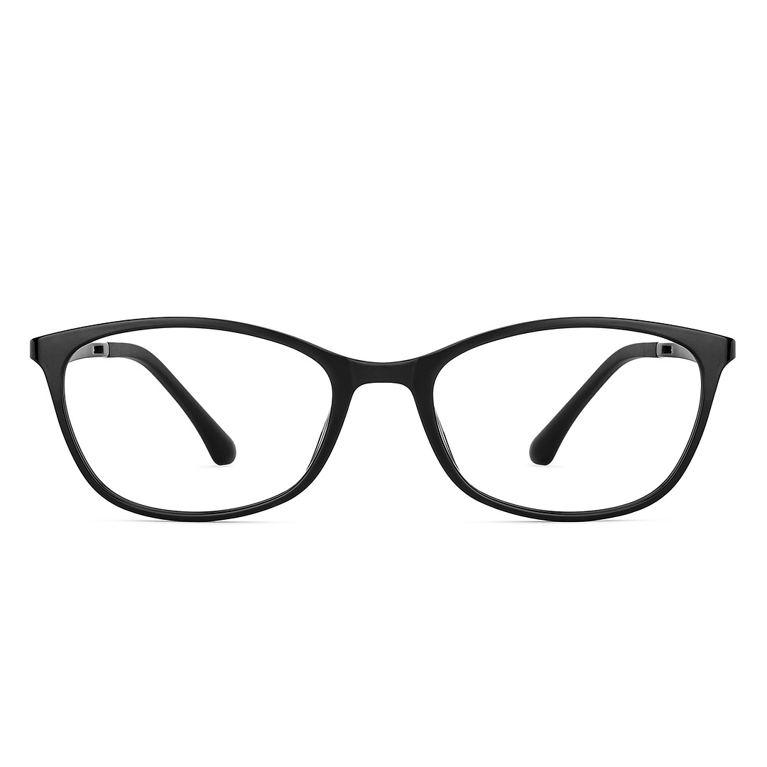 Lenskart Air Online Black Full Rim Cat Eye left side