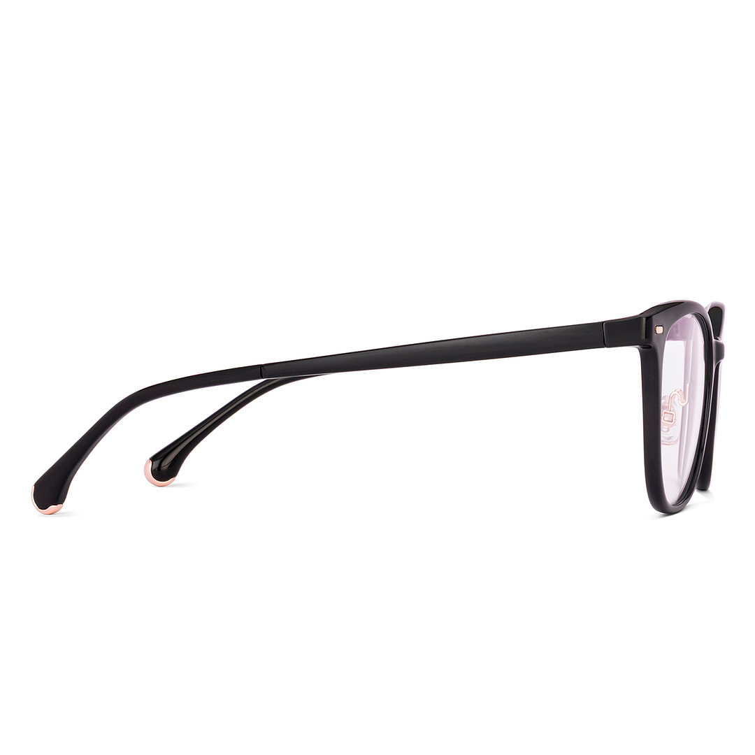 Lenskart Air Black Full Rim Cat Eye left side
