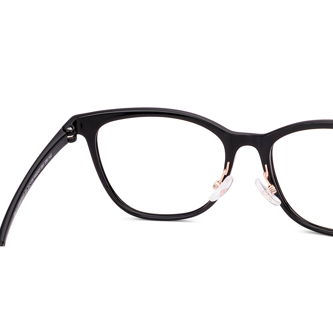 Lenskart Air Black Full Rim Cat Eye right side