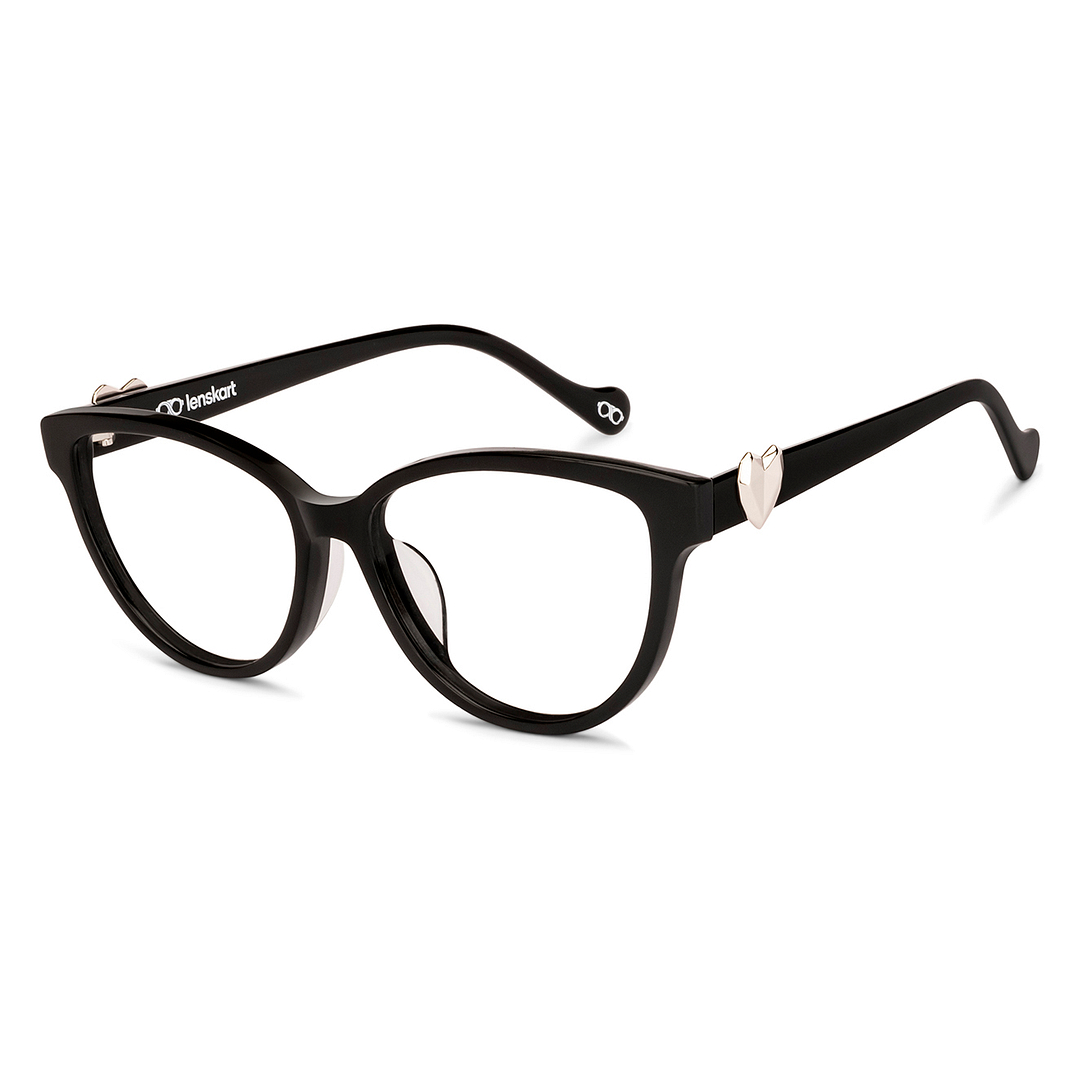 Lenskart Black Full Rim Cat Eye right side
