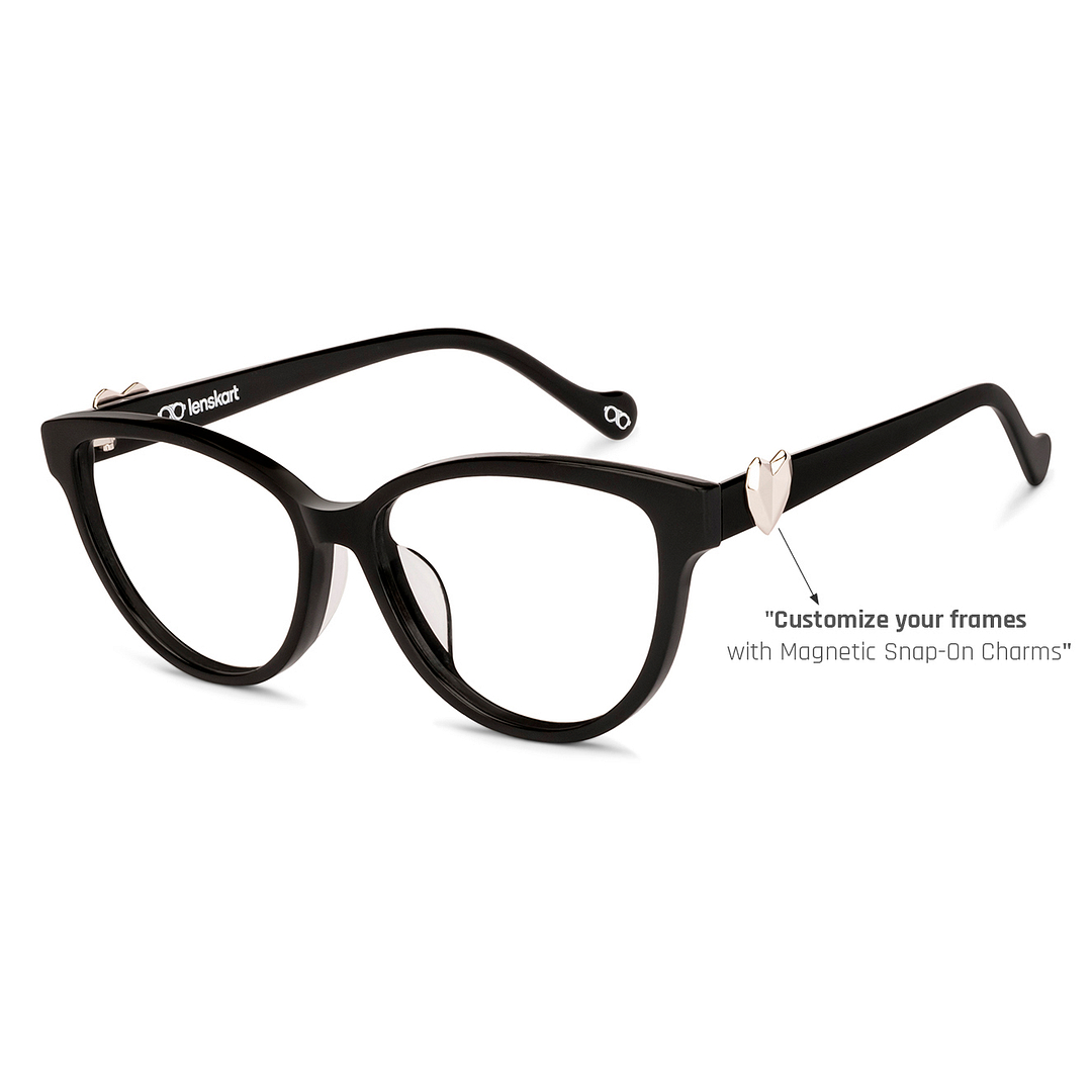 Lenskart Black Full Rim Cat Eye right side
